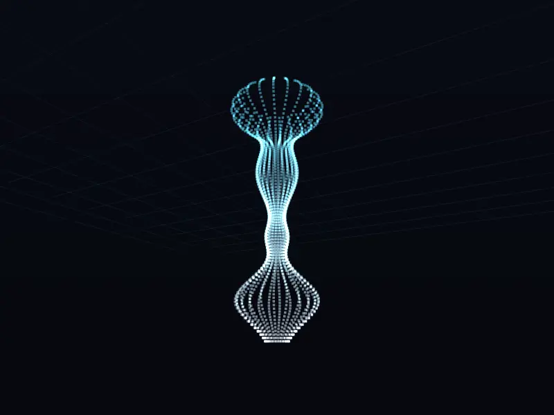 Chess pawn point cloud